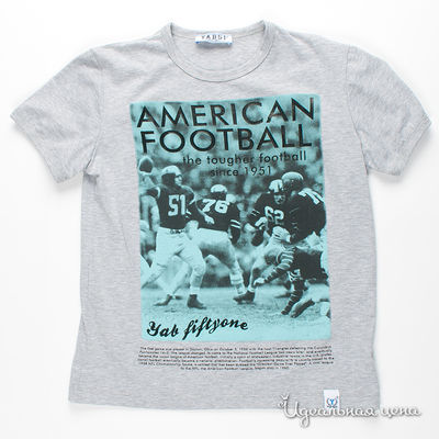 Футболка Italia mix kids, цвет цвет серый меланж