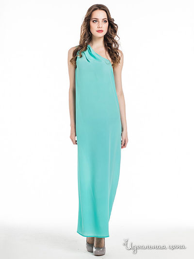 Платье Pepen, цвет цвет бирюзовый
