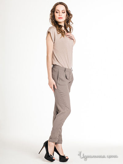 Брюки Pepen, цвет цвет серый