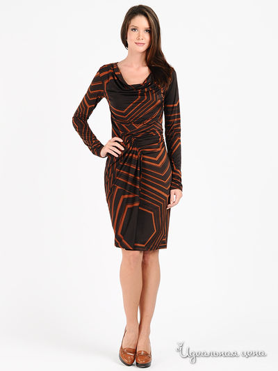 Платье Rinascimento, цвет цвет коричневый / рыжий