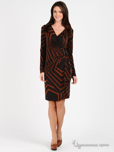 Платье Rinascimento, цвет цвет коричневый / рыжий