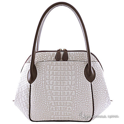 Сумка Dimanche, цвет цвет белый / коричневый