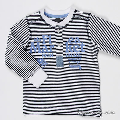 Лонгслив Dodipetto, цвет цвет белый / темно-синий