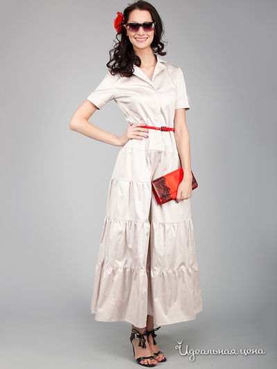 Платье May Be, цвет цвет молочный