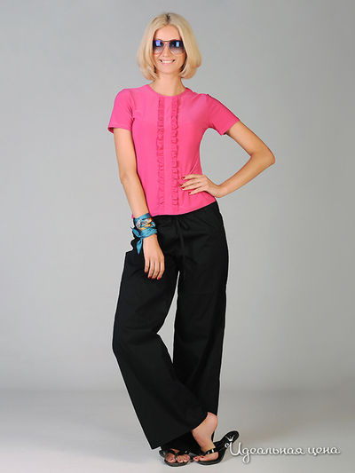 Блузка May Be, цвет цвет розовый