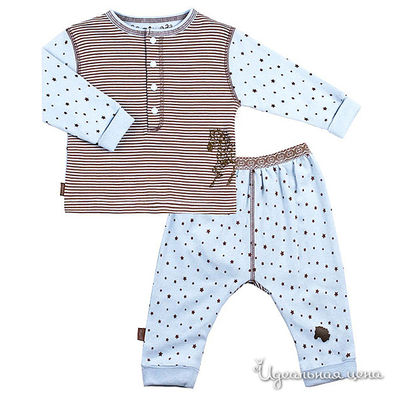 Пижама Kushies, цвет цвет голубой