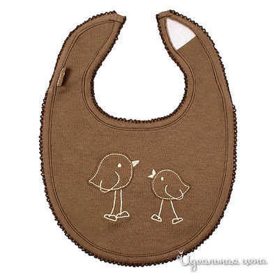 Нагрудник Kushies, цвет цвет кофейный