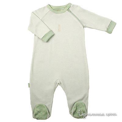 Комбинезон Kushies, цвет цвет зеленый / принт полоска