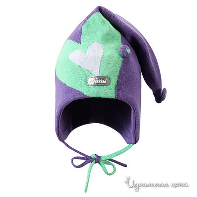 Шапка Reima, цвет цвет зеленый / фиолетовый