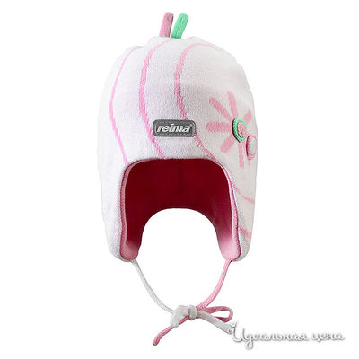 Шапка Reima, цвет цвет розовый / белый