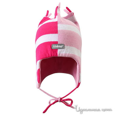 Шапка Reima, цвет цвет розовый / белый