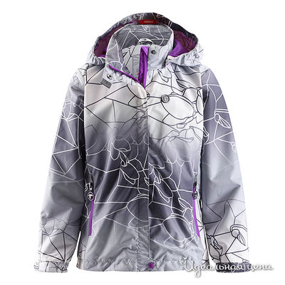 Куртка Reima, цвет цвет серый / графитовый / фиолетовый