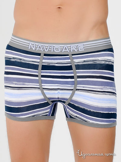 Трусы Navigare, цвет цвет синий / белый / серый
