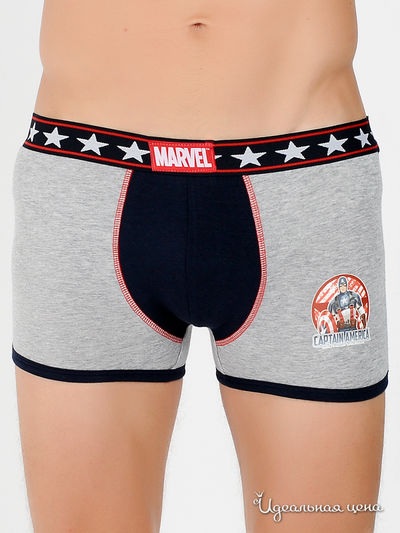 Трусы Navigare, цвет цвет серый меланж / синий