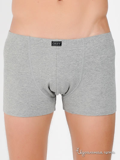 Трусы Griff, цвет цвет серый меланж