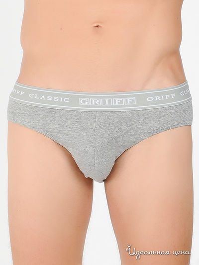 Трусы Griff, цвет цвет серый меланж