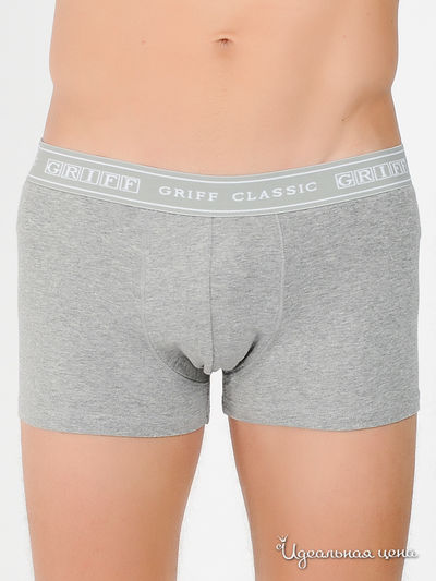 Трусы Griff, цвет цвет серый меланж