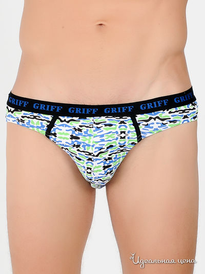 Трусы Griff, цвет цвет белый / синий / зеленый