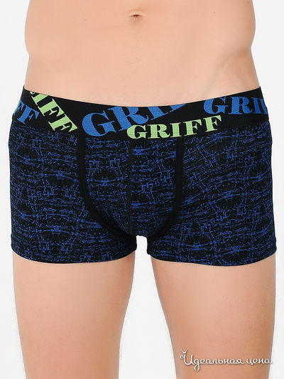 Трусы Griff, цвет цвет черный / синий