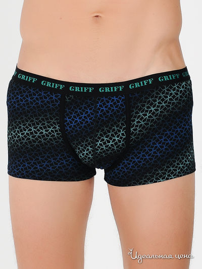 Трусы Griff, цвет цвет черный / синий / зеленый