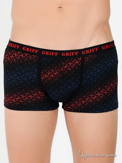 Трусы Griff, цвет цвет черный / синий / красный