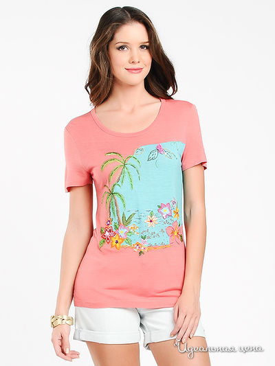 Футболка Blugirl Blumarine, цвет цвет розовый