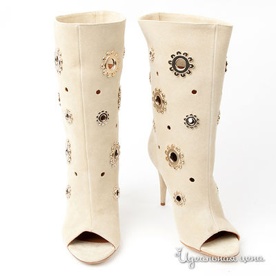 Сапоги Blugirl Blumarine, цвет цвет бежевый