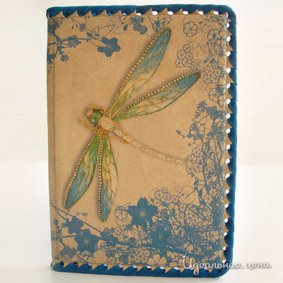 Обложка Кажан, цвет цвет голубой / бежевый