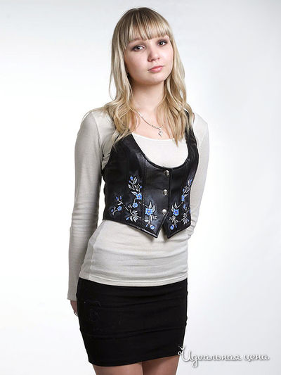 Жилет Кажан, цвет цвет черный