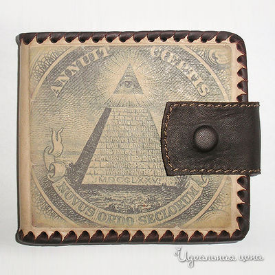 Кошелек Кажан, цвет цвет коричневый / бежевый