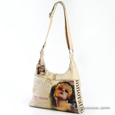 Сумка Кажан, цвет цвет бежевый