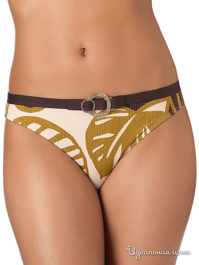 Трусы Aubade, цвет цвет шоколадный / перламутровый / горчичный