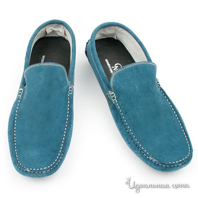 Мокасины BlYO3, цвет цвет бирюзовый