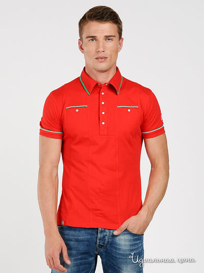 Футболка-поло BlYO3, цвет цвет красный