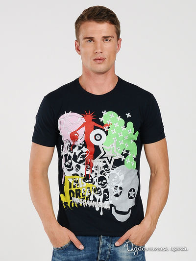 Футболка BlYO3, цвет цвет темно-синий