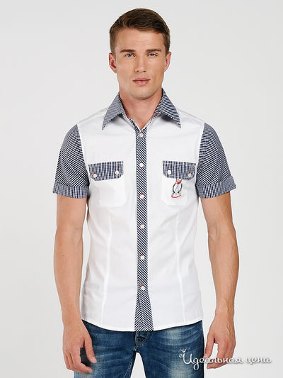 Рубашка BlYO3, цвет цвет белый / синий