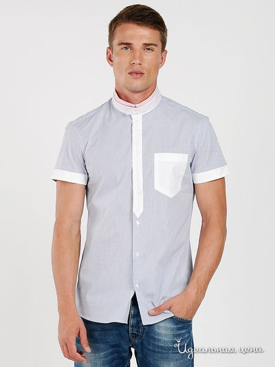 Рубашка BlYO3, цвет цвет белый / голубой