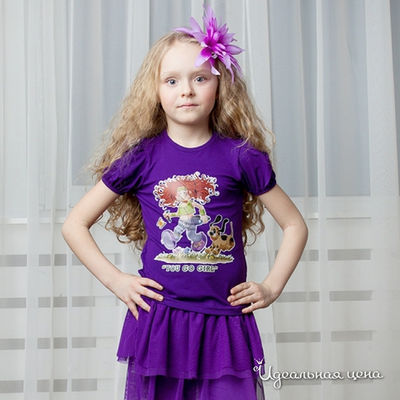 Футболка Picoletto, цвет цвет фиалковый