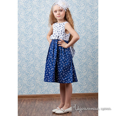 Платье Picoletto, цвет цвет синий / белый