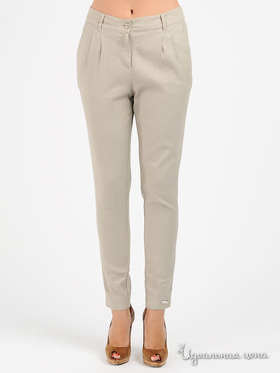 Брюки Blugirl Folies, цвет цвет бежевый