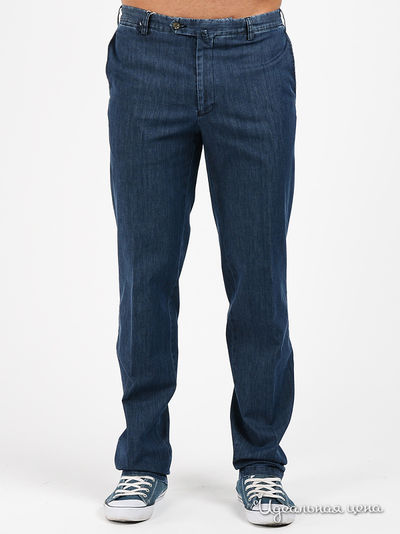 Брюки Alessandro Bonimi, цвет цвет серо-голубой