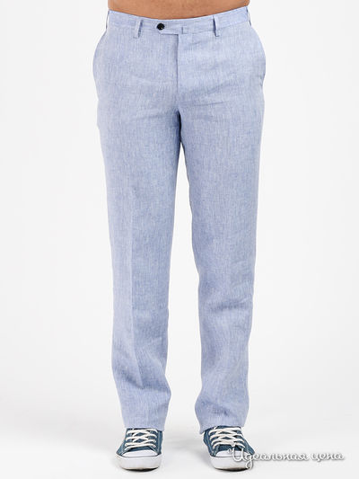 Брюки Alessandro Bonimi, цвет цвет голубой