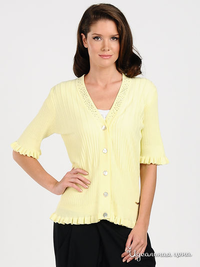 Кардиган Alessandro Bonimi, цвет цвет салатовый