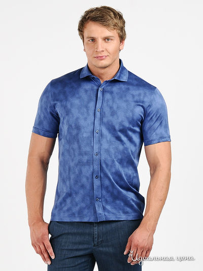 Сорочка Alessandro Bonimi, цвет цвет синий