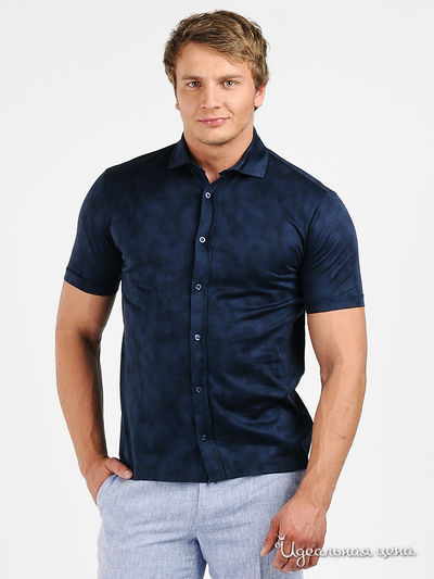 Сорочка Alessandro Bonimi, цвет цвет темно-син