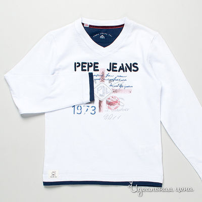 Лонгслив Pepe Jeans, цвет цвет белый