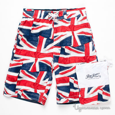 Плавки Pepe Jeans, цвет цвет красный / синий / белый