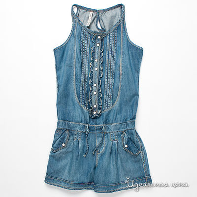 Комбинезон Pepe Jeans, цвет цвет голубой