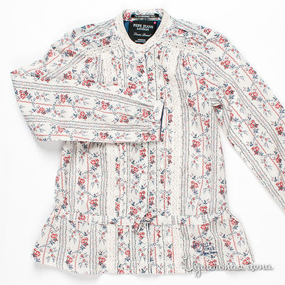 Блузка Pepe Jeans, цвет цвет белый