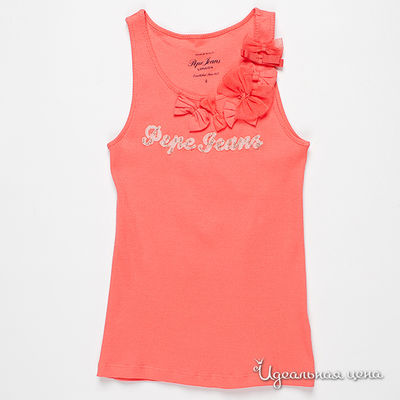 Майка Pepe Jeans, цвет цвет коралловый
